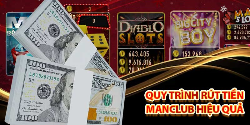 Quy trình rút tiền Manclub tiện lợi