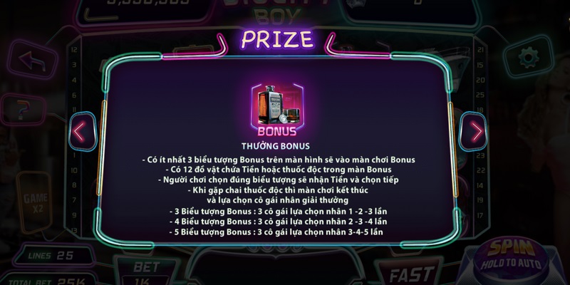 Thưởng Bonus hấp dẫn có một không hai