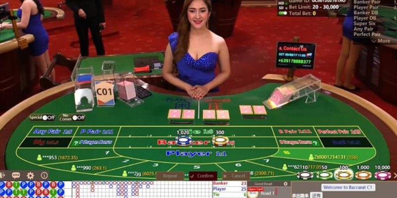 Trải nghiệm game bài Baccarat trực tuyến tại BK8