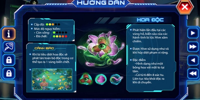 Hoa độc - Vũ khí hỗ trợ người chơi